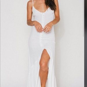 NWT ! Flynn Skye Unbutton me Dress- White- Small